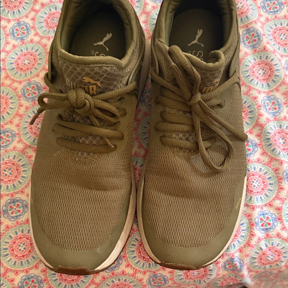 Puma Olive Green Sneakers